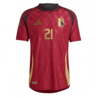 Echipament fotbal Belgia Timothy Castagne #21 Tricou Acasa European 2024 maneca scurta